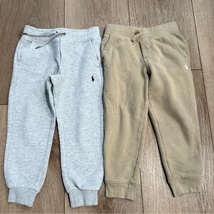 Polo by Ralph Lauren Kids Joggers - Gray and Tan